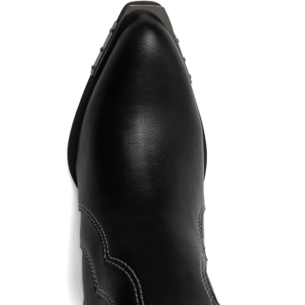 Ботинки вестерн с прошивкой