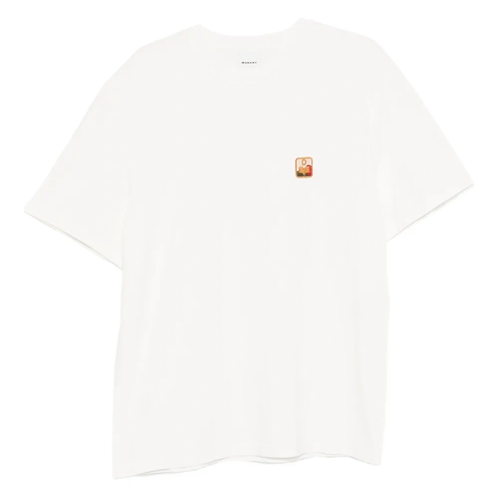 Хлопковая футболка с вышивкой