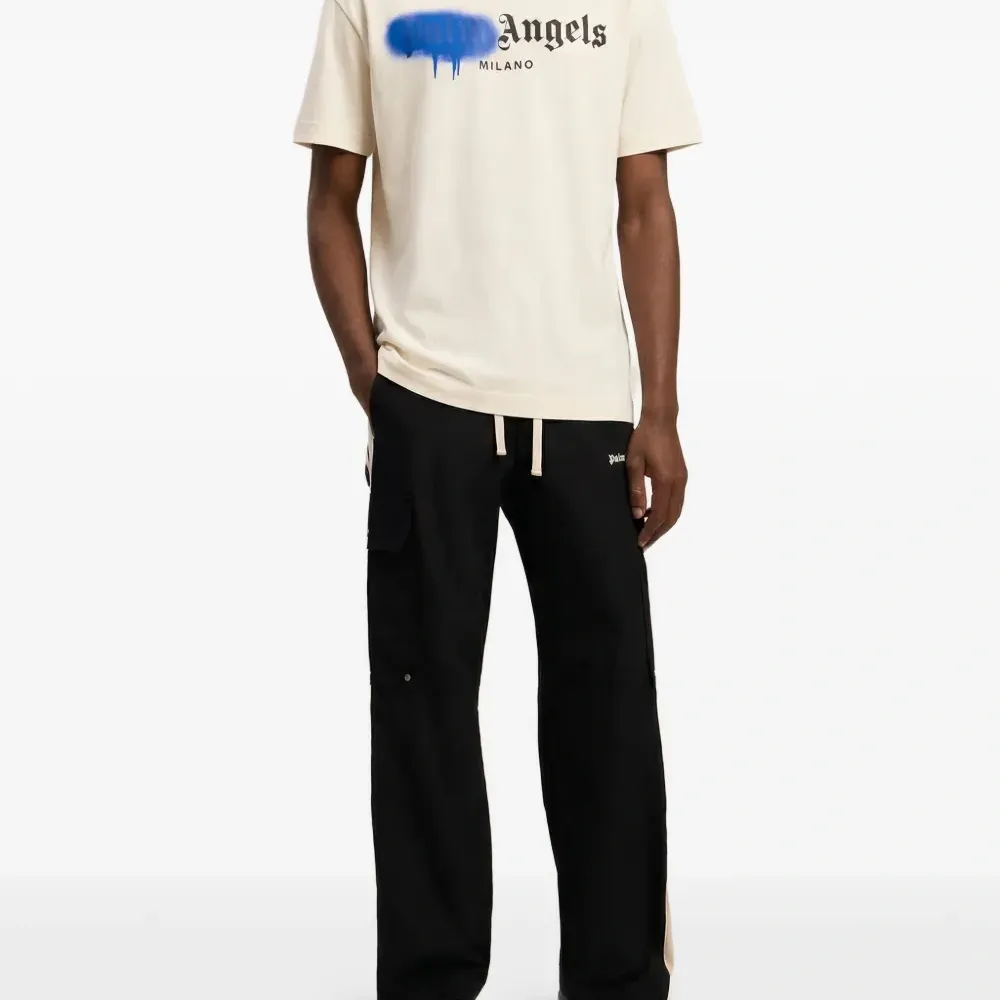 Футболка Spray City Milan с потеками и логотипом