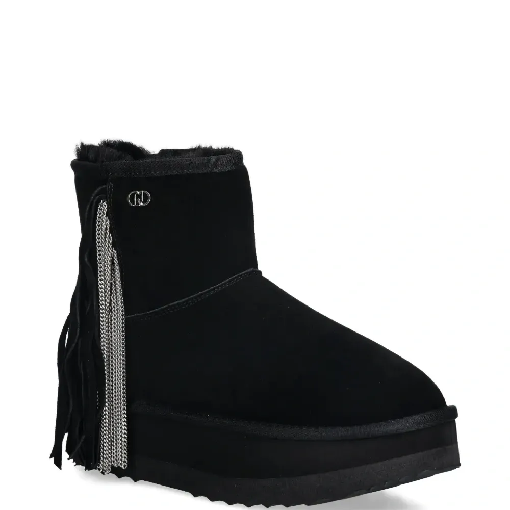 Ботильоны с бахромой