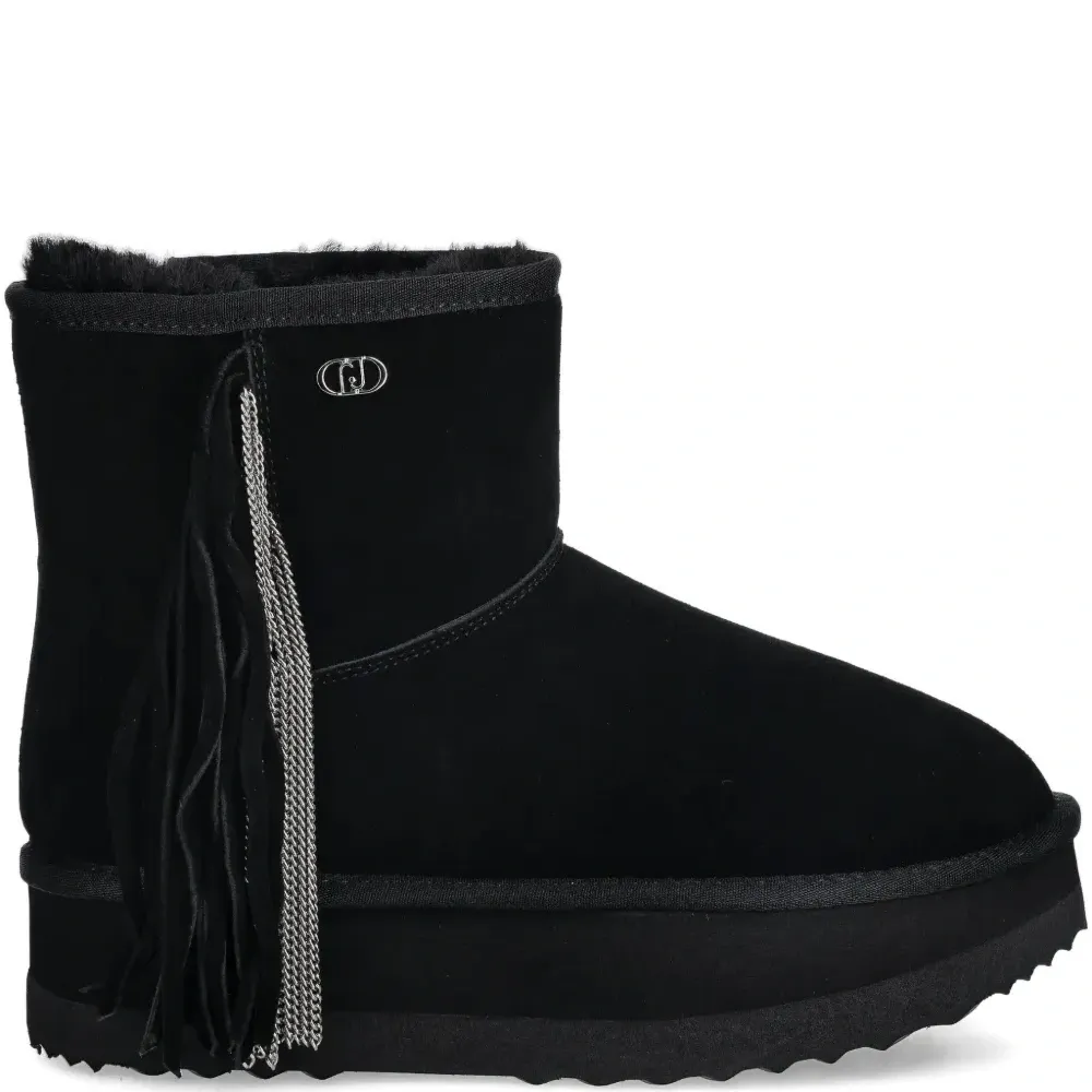 Ботильоны с бахромой