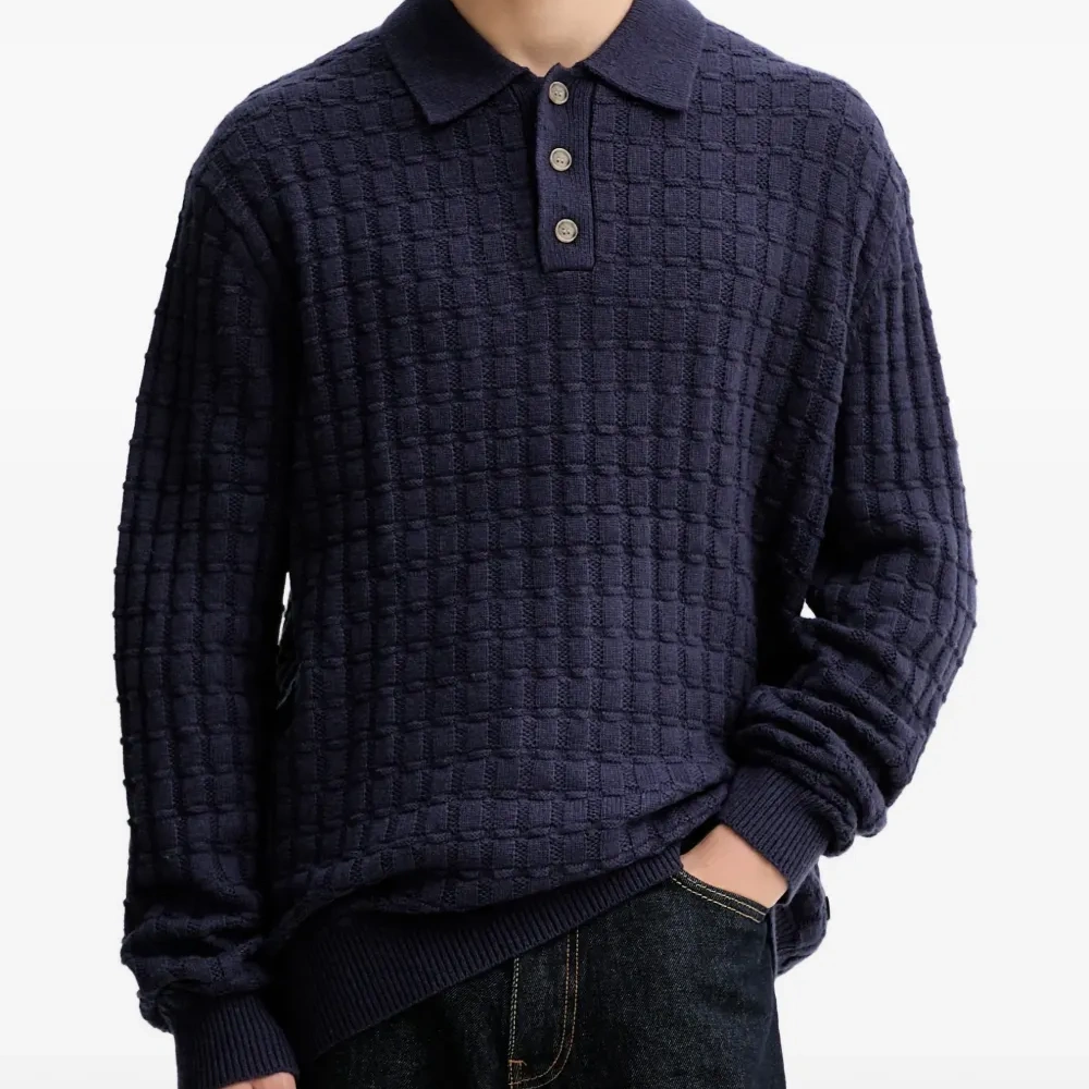 Свитер с воротником поло Gustav