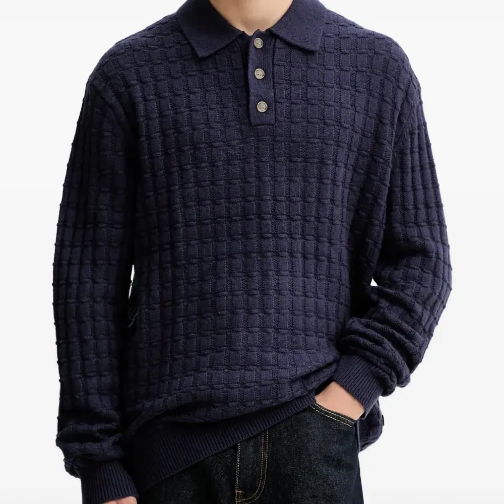 Свитер с воротником поло Gustav