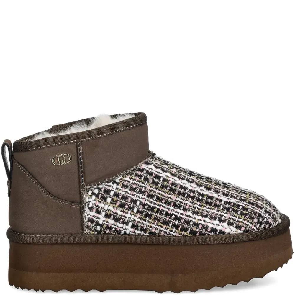 Ботильоны с отделкой букле Ботильоны с отделкой букле