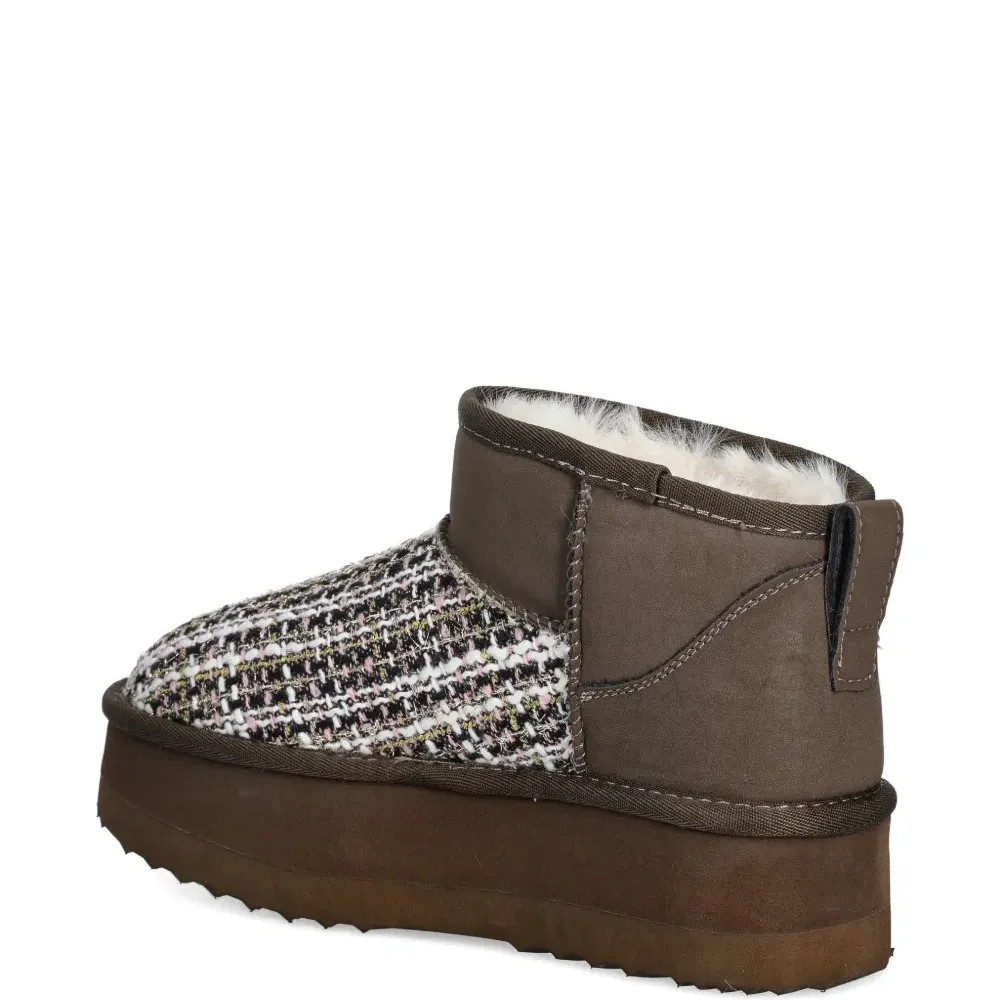 Ботильоны с отделкой букле Ботильоны с отделкой букле