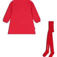 Комплект с платьем с сердечным мотивом Комплект с платьем с сердечным мотивом