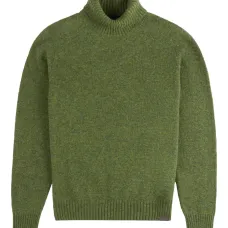 Свитер с воротником-стойкой