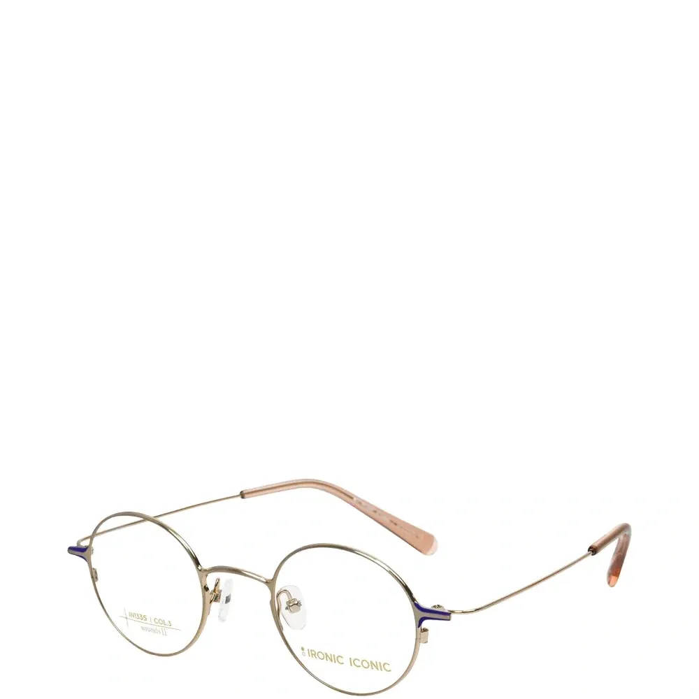 Очки в круглой оправе