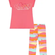 Комплект из топа и легинсов с принтом Комплект из топа и легинсов с принтом