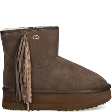 Ботильоны с аппликацией в виде кисточек