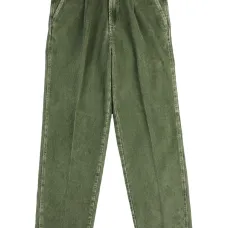 Брюки из вельвета со складками