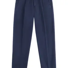 Плиссированные брюки на резинке