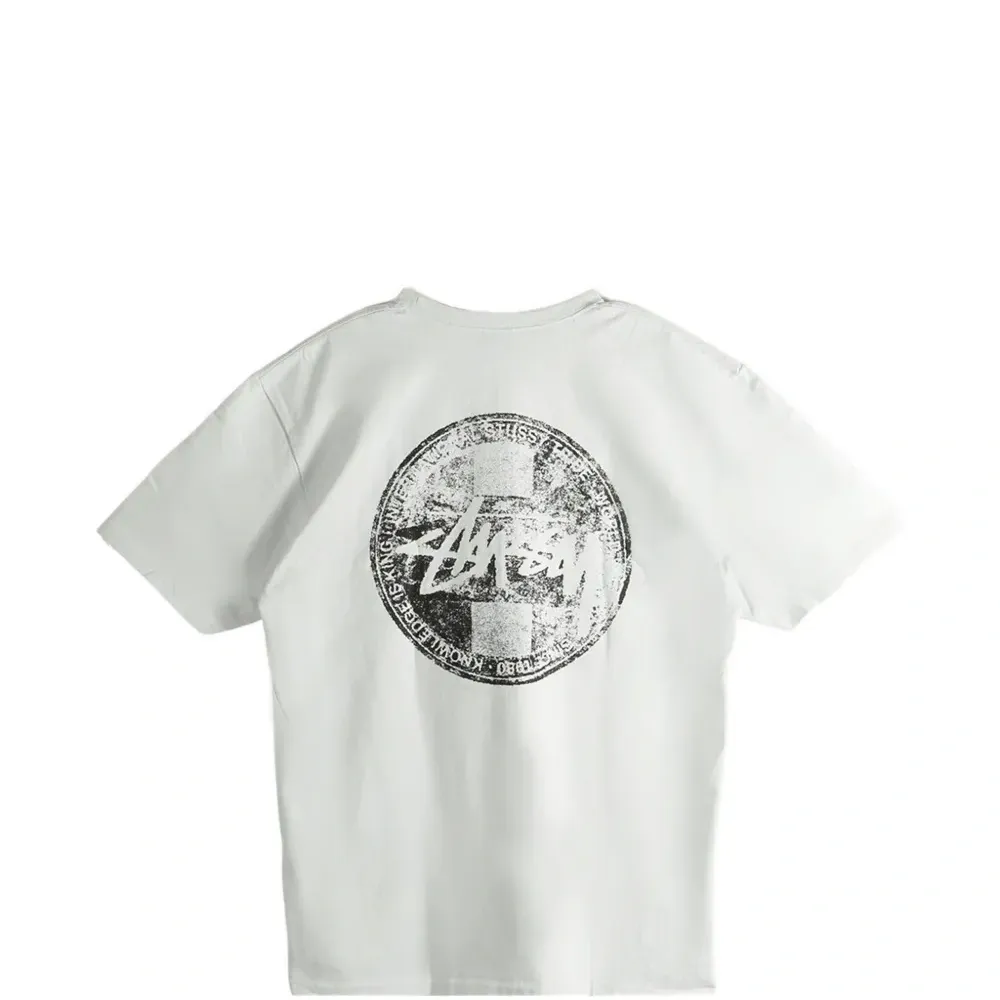 Футболка с принтом в виде штампов-точек