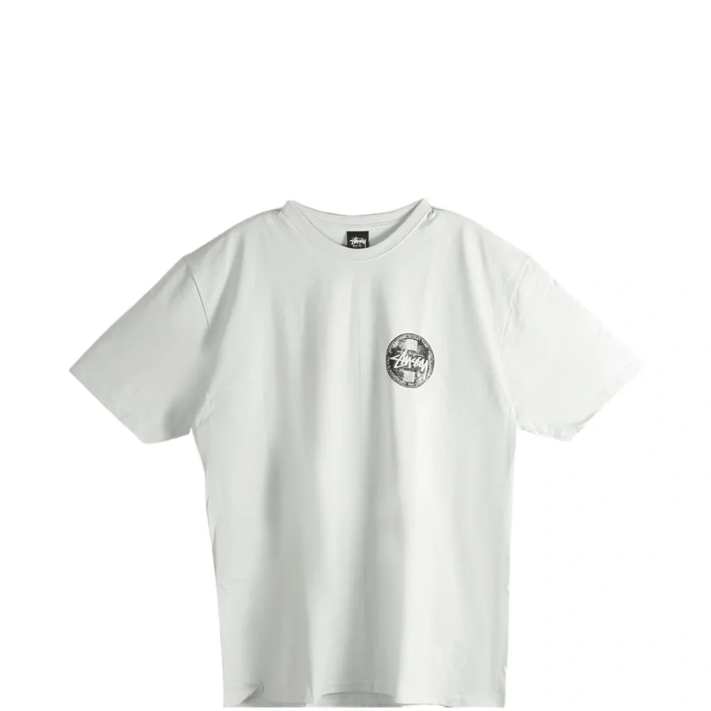 Футболка с принтом в виде штампов-точек