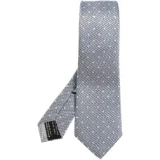 Шелковый галстук в горох