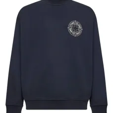 Свитшот с круглым вырезом и логотипом-компасом Свитшот с круглым вырезом и логотипом-компасом