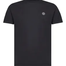 Рифленая футболка с нашивкой-логотипом