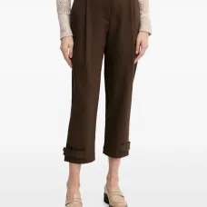 Брюки с манжетами на пуговицах