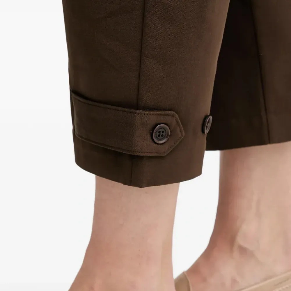 Брюки с манжетами на пуговицах