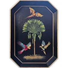 Ручная роспись, поднос с принтом птиц