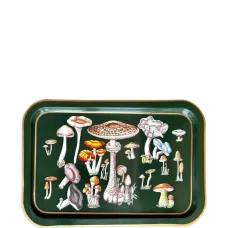 Поднос с принтом грибов