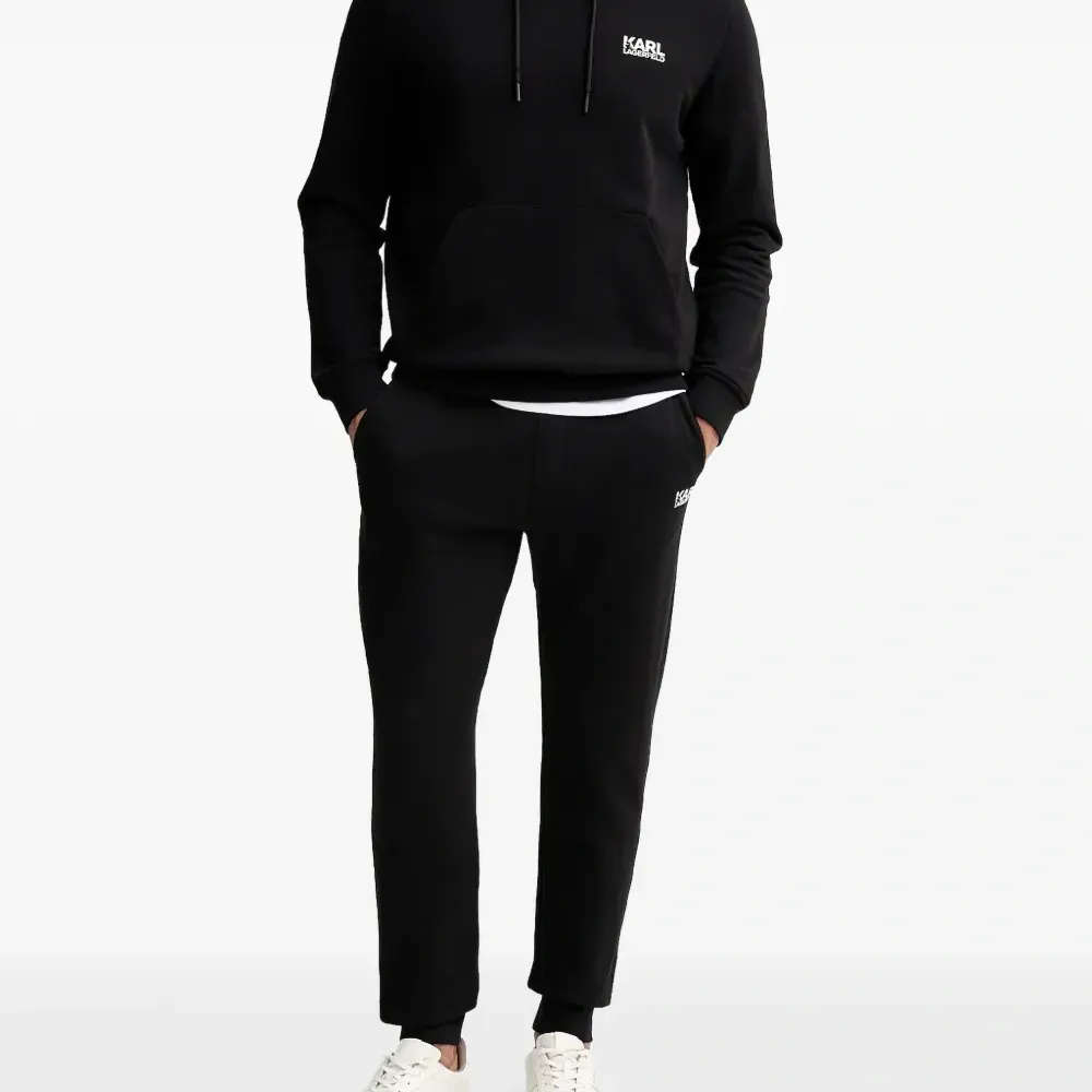 Толстовка с капюшоном и принтом-логотипом на кулиске Толстовка с капюшоном и принтом-логотипом на кулиске