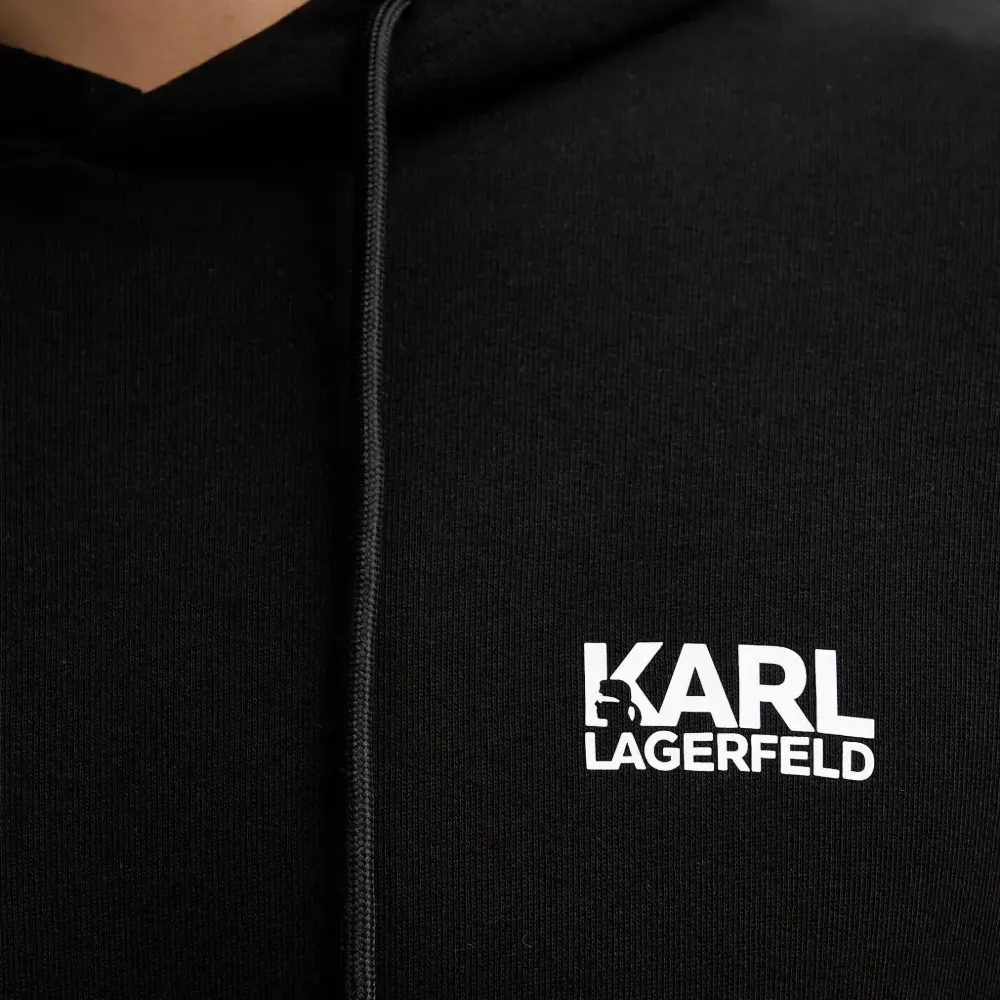 Толстовка с капюшоном и принтом-логотипом на кулиске Толстовка с капюшоном и принтом-логотипом на кулиске