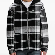 Куртка в клетку с капюшоном Куртка в клетку с капюшоном