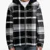 Куртка в клетку с капюшоном