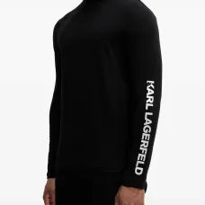 Футболка с длинным рукавом и логотипом