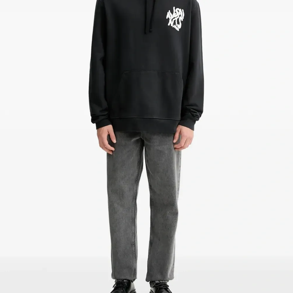 Худи с графическим принтом и кулиской