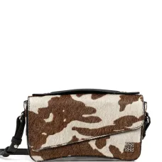 Сумка-сэтчел с анималистичным принтом