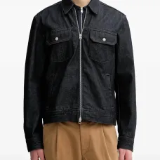 Джинсовая куртка Beau на молнии с нагрудным карманом