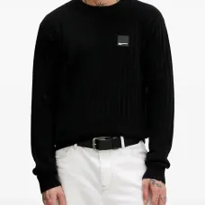 Рифленый свитер с нашивкой-логотипом