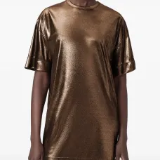 Платье мини с короткими рукавами