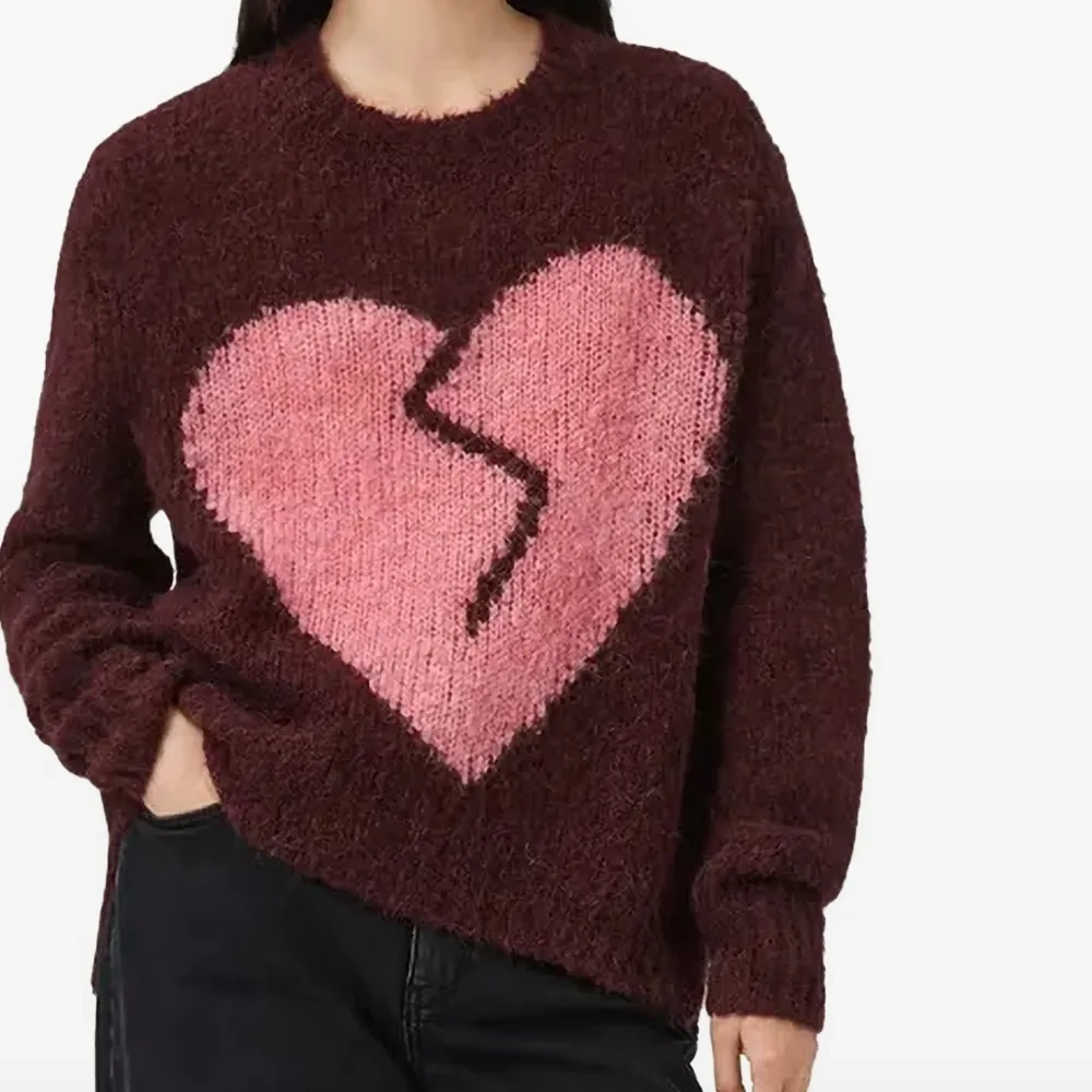 Свитер с интарсией в виде сердца Luvheart