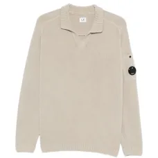 Свитер с V-образным вырезом и нашивкой с логотипом Свитер с V-образным вырезом и нашивкой с логотипом