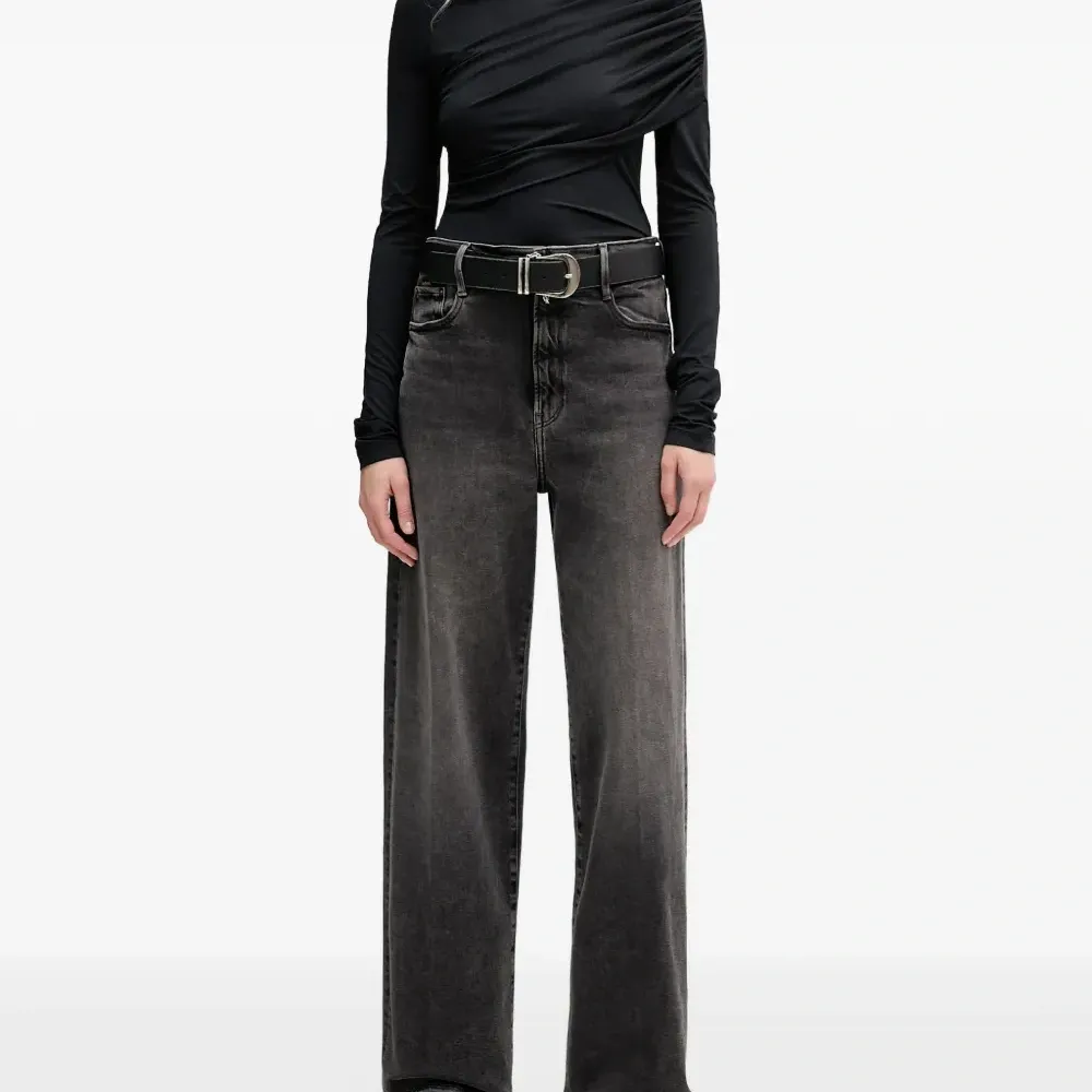 Драпированная футболка с длинными рукавами Mavis