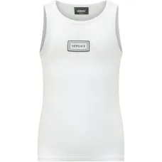 Трикотажная майка в рубчик Трикотажная майка в рубчик