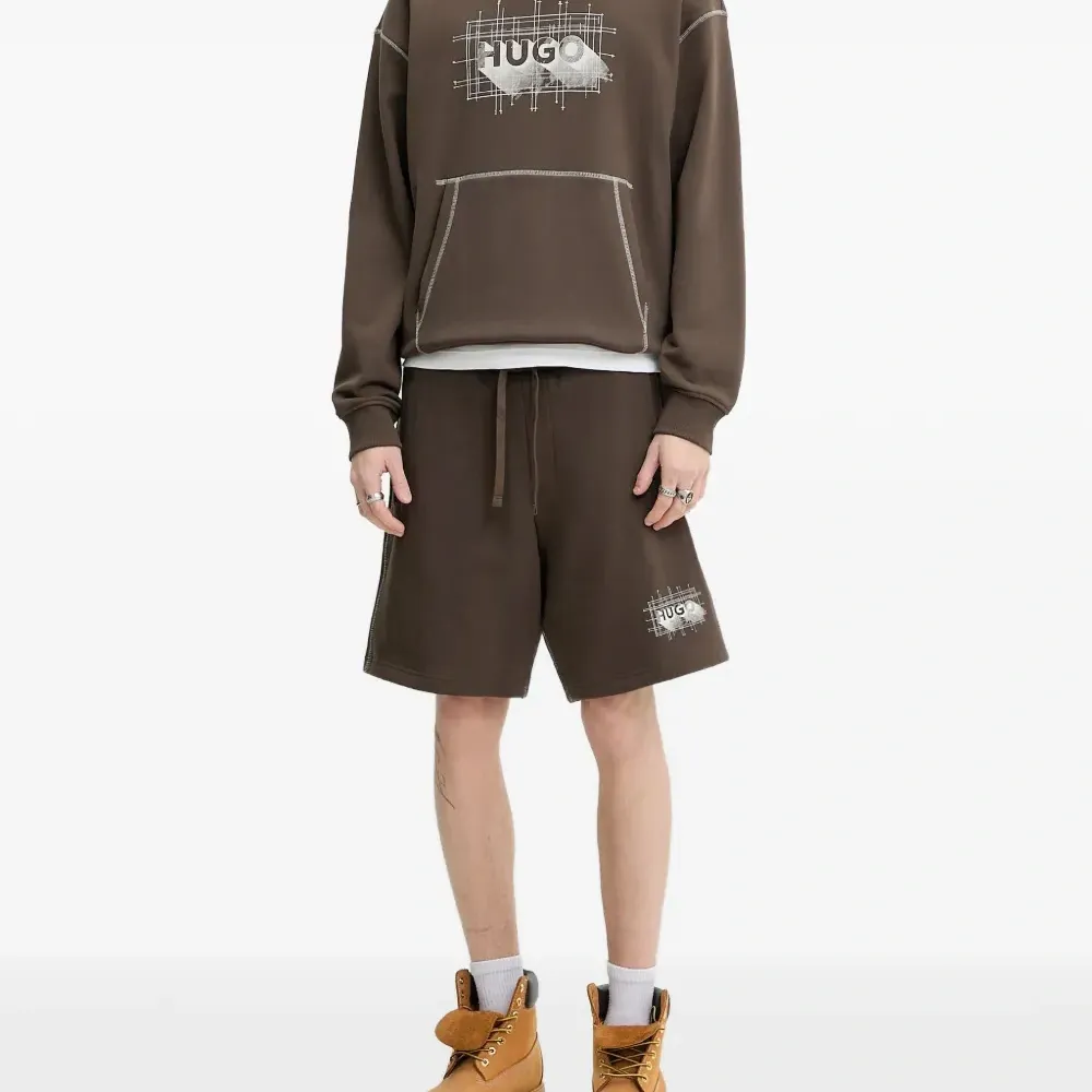 Худи с принтом логотипа