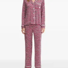 Пижама с принтом в виде сердечек