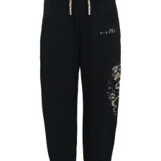 Трикотажные брюки с принтом