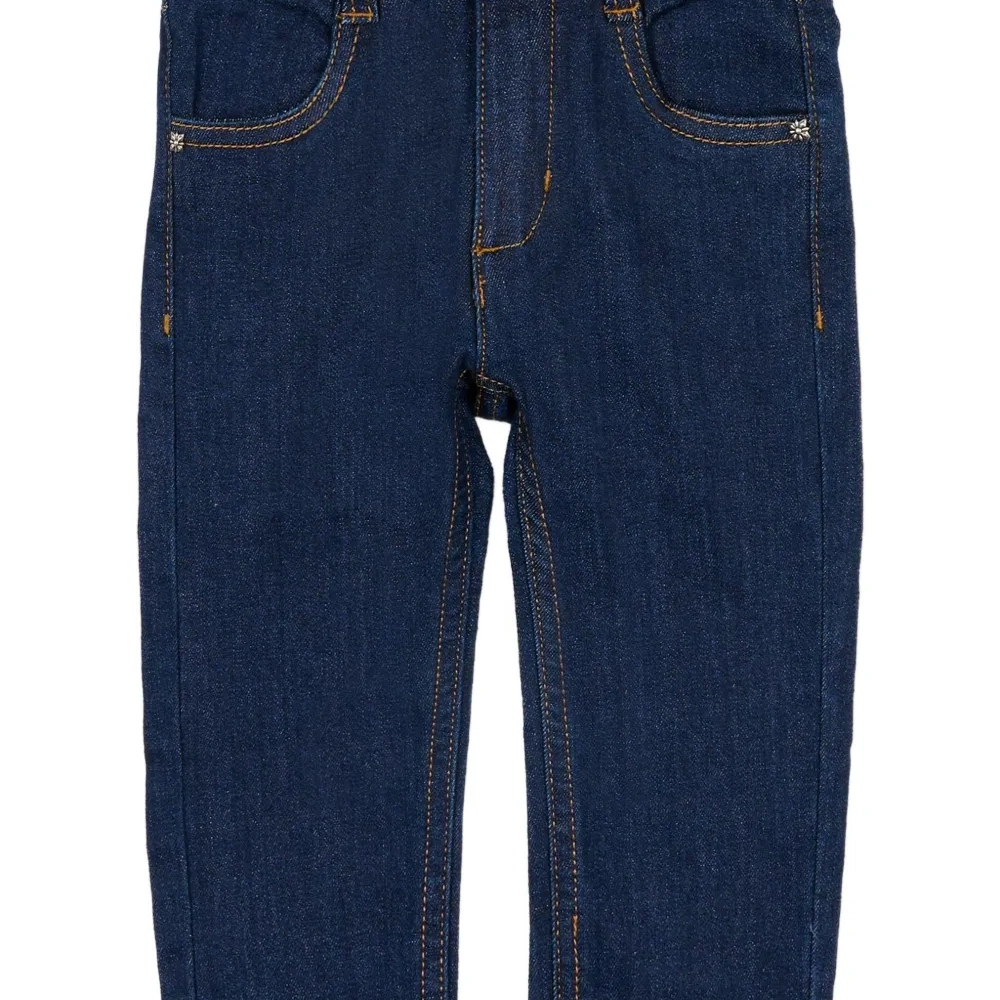 Джинсы с логотипом на спине