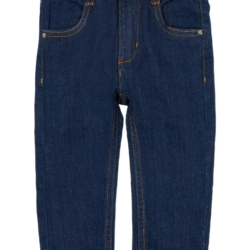 Джинсы с логотипом на спине