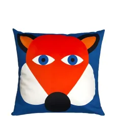 Подушка с принтом лица леди-лисы от Oggian