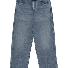 Джинсы с нашивкой-логотипом