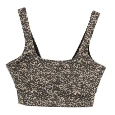 Спортивный бюстгальтер с принтом "гепард"