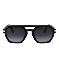 Солнцезащитные очки с геометрическим полосатым узором