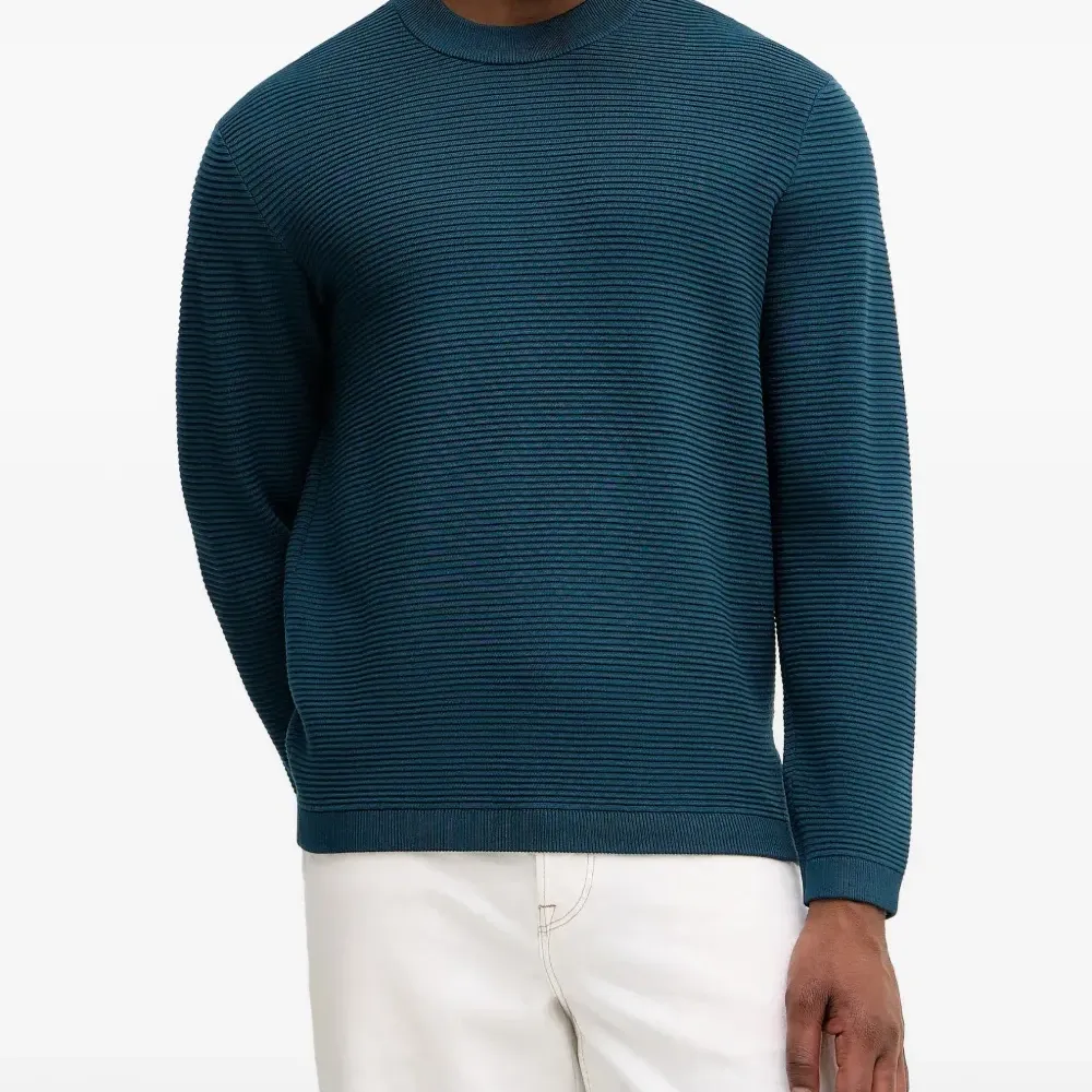 Вязаный свитер с круглым вырезом Вязаный свитер с круглым вырезом