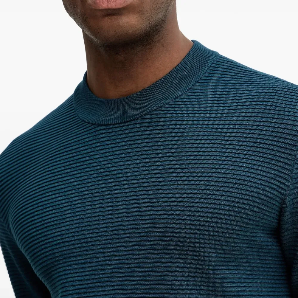 Вязаный свитер с круглым вырезом Вязаный свитер с круглым вырезом